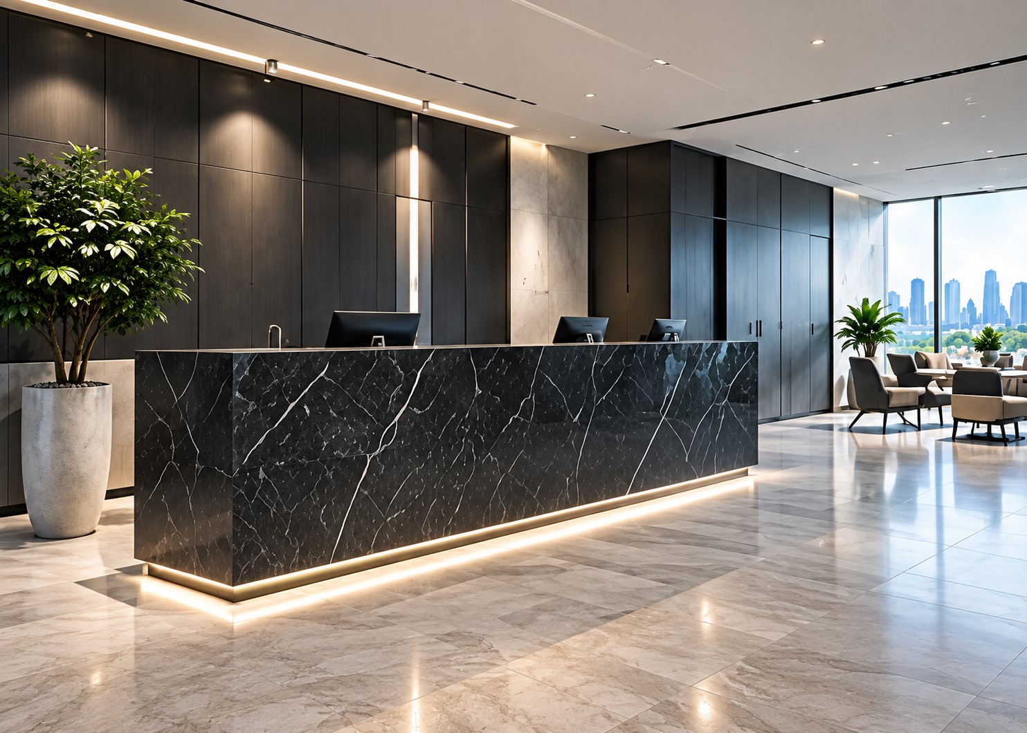MONOTONE MODERN OFFICE
